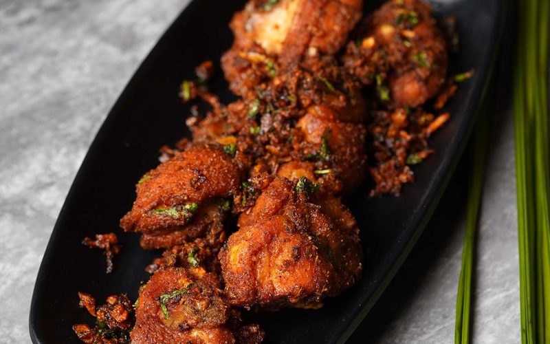 Mustang Alu, a spiced potato Thakali snack