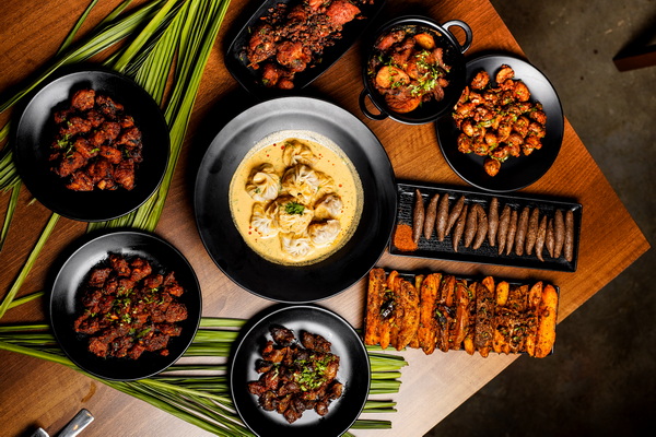 Mustang Thakali dish and ambiance