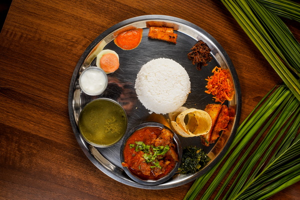Mustang Thakali dish and ambiance