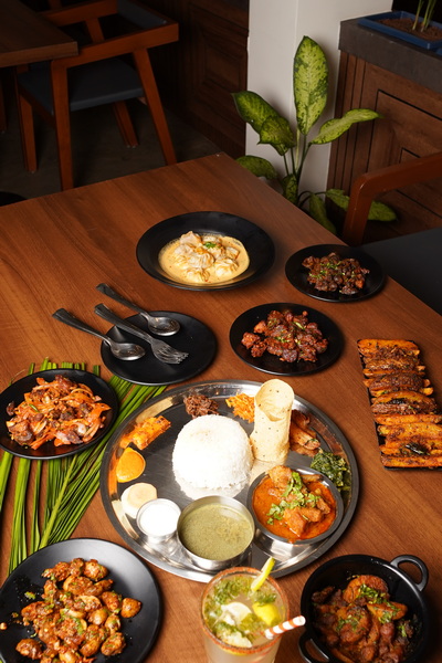 Mustang Thakali dish and ambiance